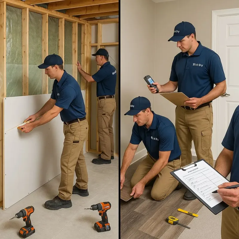 Repairs and Reconstruction process in East Canton, OH